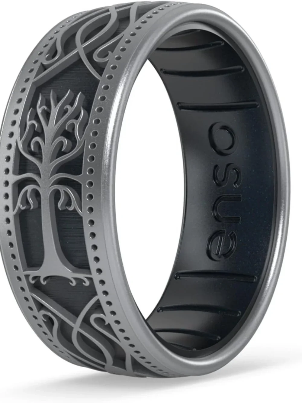 Comfortable DualTone Silicone Rings - Flexible Design, Inspired by Fantasy